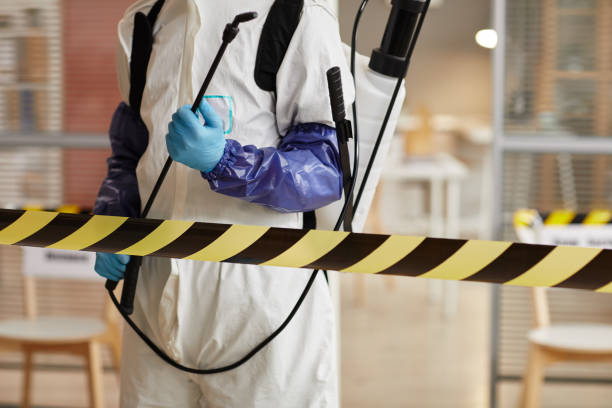 Professional Sewage Cleanup technician working in Pulaski, NY